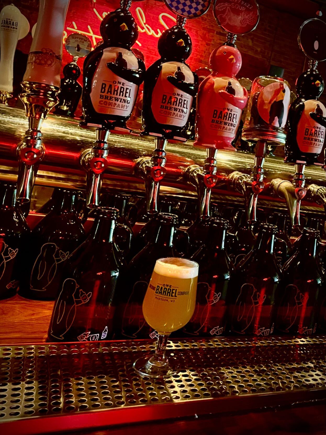 One Barrel Brewing taps